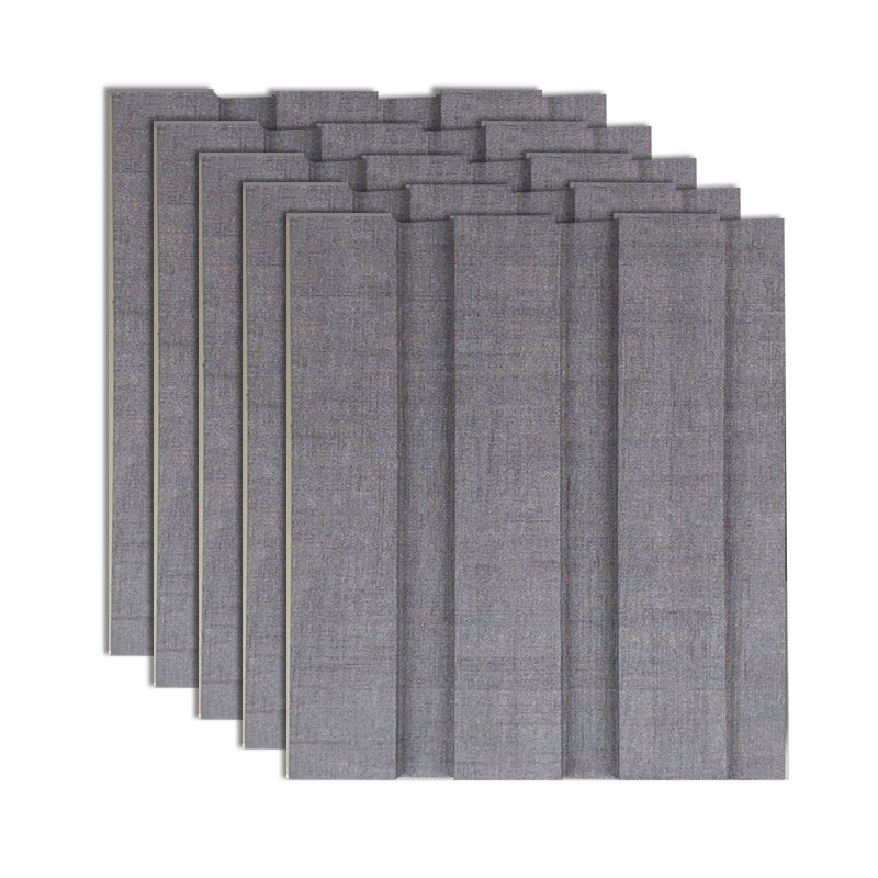 Traditional Backsplash Panels Wood Staple 3D Embossed Waterproof Wall Plank Silver Gray Clearhalo 'Flooring 'Home Improvement' 'home_improvement' 'home_improvement_wall_paneling' 'Wall Paneling' 'wall_paneling' 'Walls & Ceilings' Walls and Ceiling' 7044211