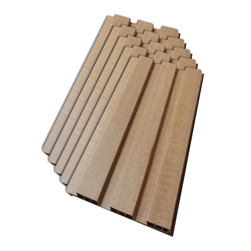 Traditional Backsplash Panels Wood Staple 3D Embossed Waterproof Wall Plank Light Brown Clearhalo 'Flooring 'Home Improvement' 'home_improvement' 'home_improvement_wall_paneling' 'Wall Paneling' 'wall_paneling' 'Walls & Ceilings' Walls and Ceiling' 7044223