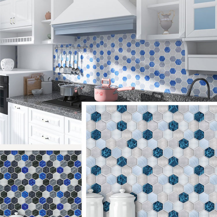 Square Peel and Stick Backsplash Modern Plastic Peel and Stick Backsplash Clearhalo 'Flooring 'Home Improvement' 'home_improvement' 'home_improvement_peel_stick_blacksplash' 'Peel & Stick Backsplash Tile' 'peel_stick_blacksplash' 'Walls & Ceilings' Walls and Ceiling' 7044259