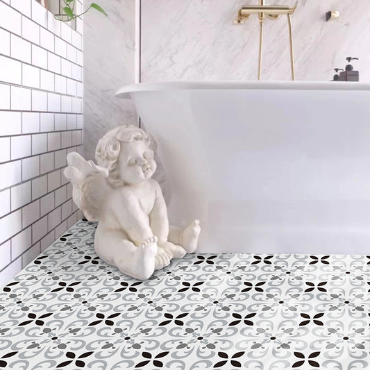 Print Plastic Peel & Stick Tile Field Tile for Backsplash Wall Clearhalo 'Flooring 'Home Improvement' 'home_improvement' 'home_improvement_peel_stick_blacksplash' 'Peel & Stick Backsplash Tile' 'peel_stick_blacksplash' 'Walls & Ceilings' Walls and Ceiling' 7044315