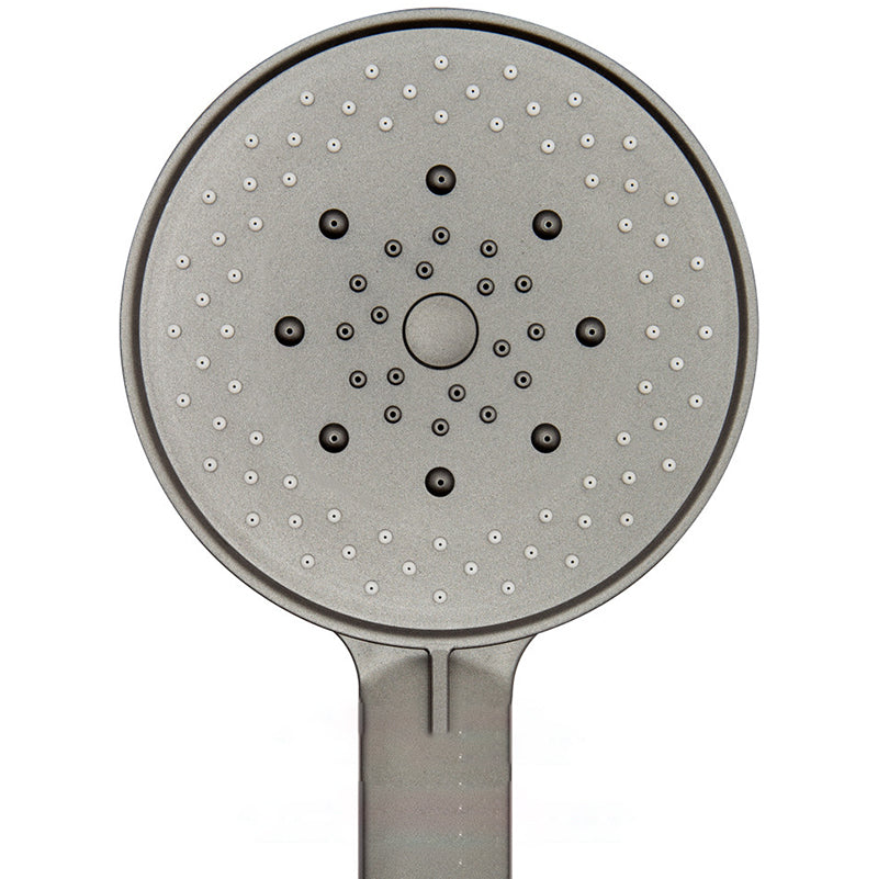 Plastic Hand Shower Round Handheld Shower Head with Adjustable Spray Pattern Clearhalo 'Bathroom Remodel & Bathroom Fixtures' 'Home Improvement' 'home_improvement' 'home_improvement_shower_heads' 'Shower Heads' 'shower_heads' 'Showers & Bathtubs Plumbing' 'Showers & Bathtubs' 7044446