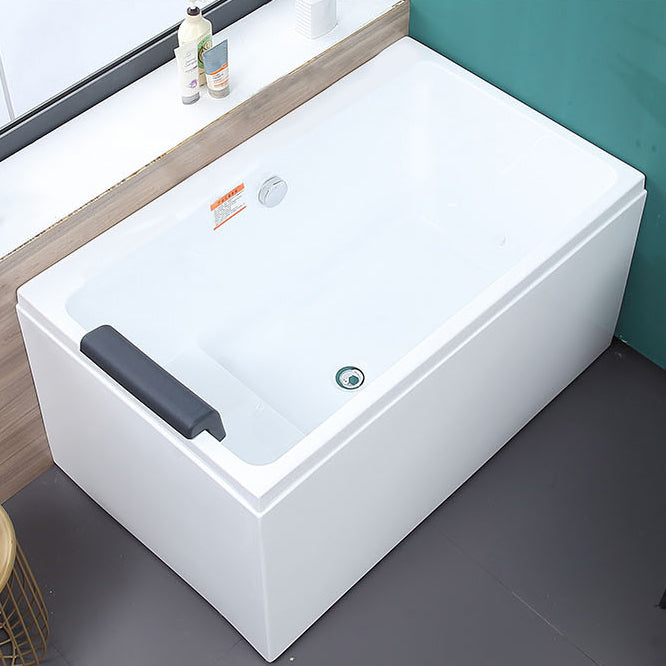 Soaking Bathtub Antique Finish Rectangular Back to Wall Bath Tub Clearhalo 'Bathroom Remodel & Bathroom Fixtures' 'Bathtubs' 'Home Improvement' 'home_improvement' 'home_improvement_bathtubs' 'Showers & Bathtubs' 7050132