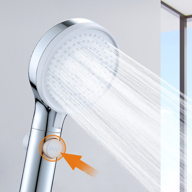 Modern Adjustable Shower Heads Metal 3 Sprays Shower Head Combo Clearhalo 'Bathroom Remodel & Bathroom Fixtures' 'Home Improvement' 'home_improvement' 'home_improvement_shower_heads' 'Shower Heads' 'shower_heads' 'Showers & Bathtubs Plumbing' 'Showers & Bathtubs' 7051082