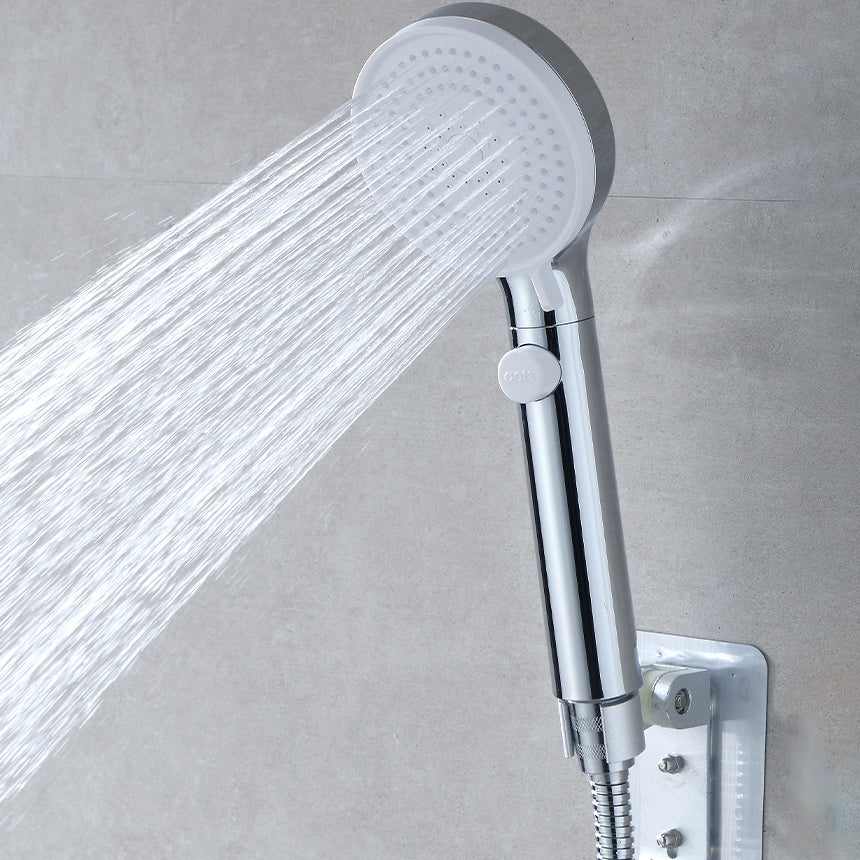 Modern Adjustable Shower Heads Metal 3 Sprays Shower Head Combo Clearhalo 'Bathroom Remodel & Bathroom Fixtures' 'Home Improvement' 'home_improvement' 'home_improvement_shower_heads' 'Shower Heads' 'shower_heads' 'Showers & Bathtubs Plumbing' 'Showers & Bathtubs' 7051087