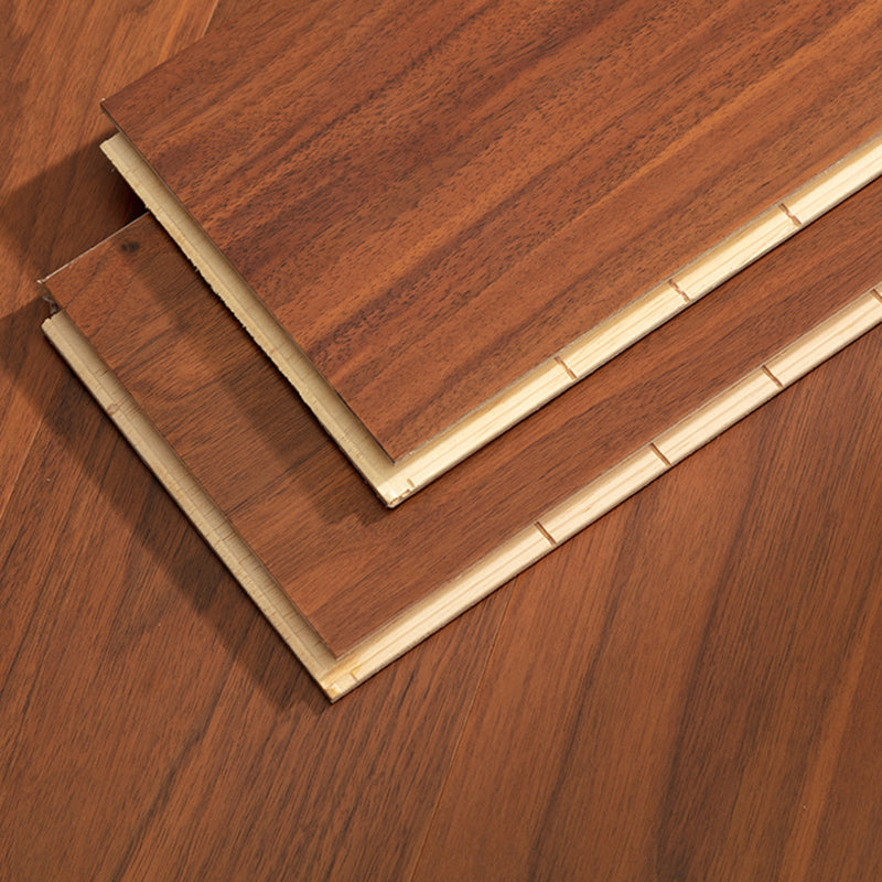 Solid Wood Hardwood Flooring Click Lock Modern Hardwood Deck Tile Teak Clearhalo 'Flooring 'Hardwood Flooring' 'hardwood_flooring' 'Home Improvement' 'home_improvement' 'home_improvement_hardwood_flooring' Walls and Ceiling' 7062776