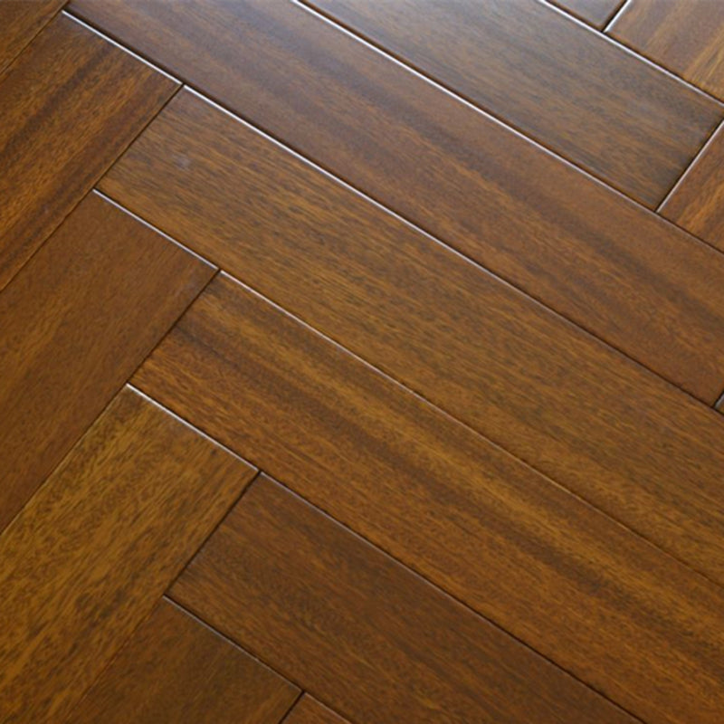 Modern Wood Flooring Wire Brushed Water Resistant Click-Locking Wood Tile Dark Wood Clearhalo 'Flooring 'Hardwood Flooring' 'hardwood_flooring' 'Home Improvement' 'home_improvement' 'home_improvement_hardwood_flooring' Walls and Ceiling' 7062807