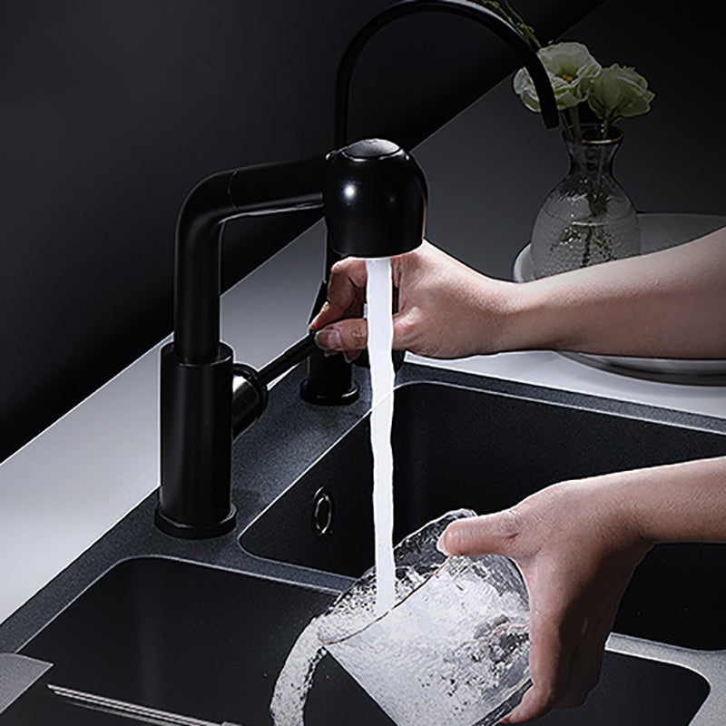 Modern Quartz Kitchen Double Basin Overflow Hole Sink Kitchen Sink in Black Clearhalo 'Home Improvement' 'home_improvement' 'home_improvement_kitchen_sinks' 'Kitchen Remodel & Kitchen Fixtures' 'Kitchen Sinks & Faucet Components' 'Kitchen Sinks' 'kitchen_sinks' 7063326