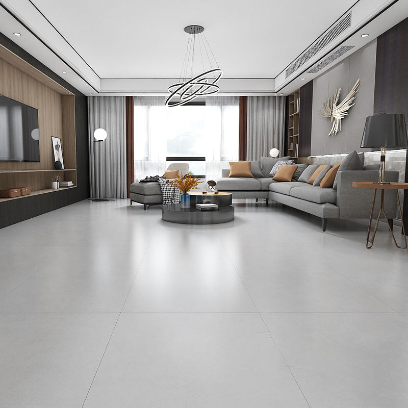 Non-slip Floor Tile Pure Color Rectangle Straight Edge Floor Tile for Living Room Dark Gray 26 Pieces Clearhalo 'Floor Tiles & Wall Tiles' 'floor_tiles_wall_tiles' 'Flooring 'Home Improvement' 'home_improvement' 'home_improvement_floor_tiles_wall_tiles' Walls and Ceiling' 7064454