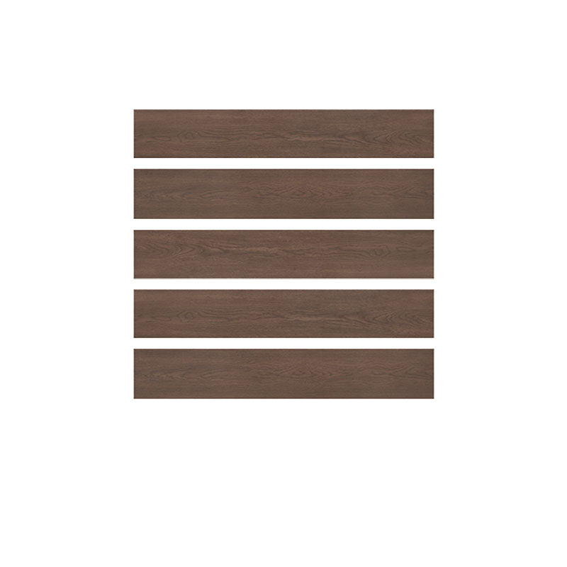 Rectangle Floor Tile Straight Edge Wood Effect Design Floor Tile Dark Brown Clearhalo 'Floor Tiles & Wall Tiles' 'floor_tiles_wall_tiles' 'Flooring 'Home Improvement' 'home_improvement' 'home_improvement_floor_tiles_wall_tiles' Walls and Ceiling' 7064480