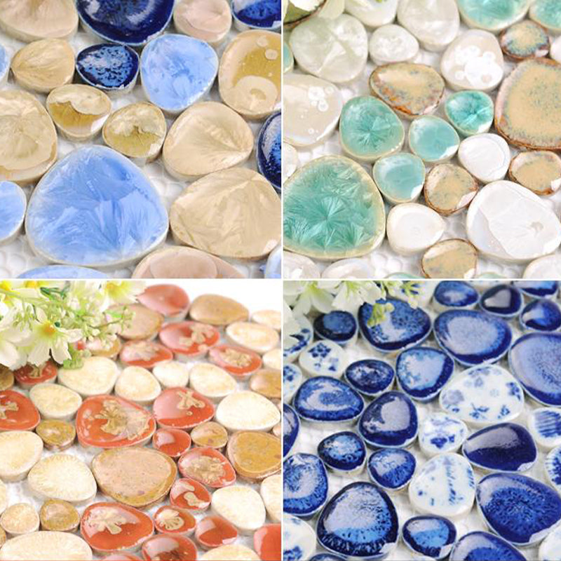 Square Flowerbed Tile Straight Edge Pebbles Design Singular Flowerbed Tile Clearhalo 'Floor Tiles & Wall Tiles' 'floor_tiles_wall_tiles' 'Flooring 'Home Improvement' 'home_improvement' 'home_improvement_floor_tiles_wall_tiles' Walls and Ceiling' 7064503