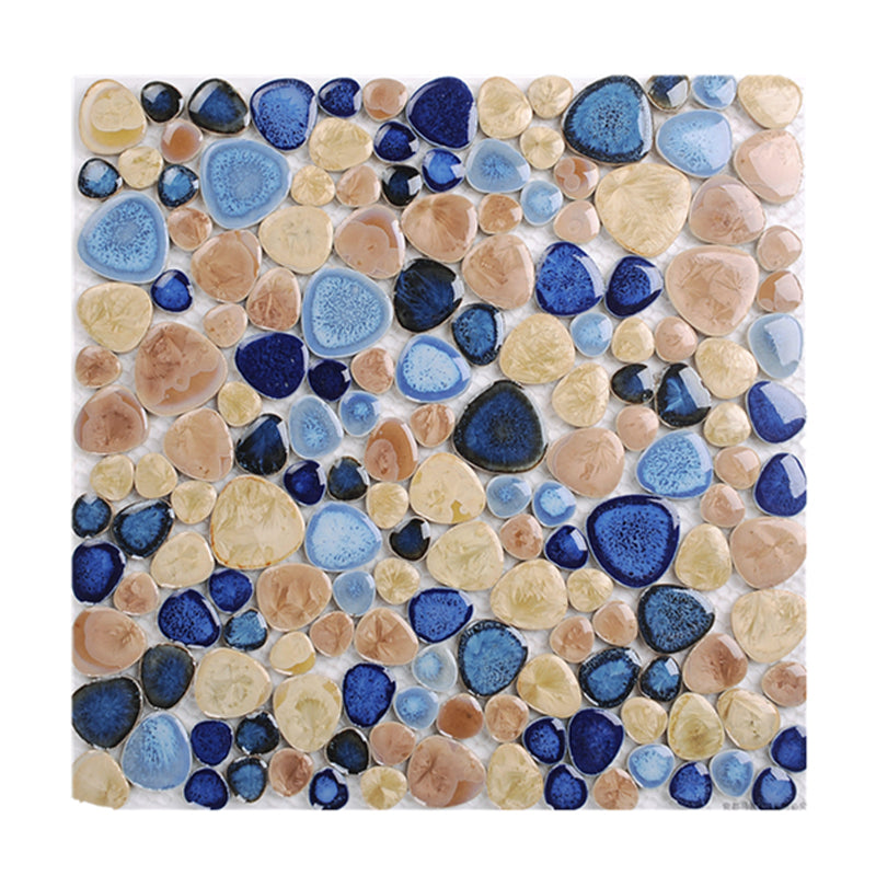 Square Flowerbed Tile Straight Edge Pebbles Design Singular Flowerbed Tile Clearhalo 'Floor Tiles & Wall Tiles' 'floor_tiles_wall_tiles' 'Flooring 'Home Improvement' 'home_improvement' 'home_improvement_floor_tiles_wall_tiles' Walls and Ceiling' 7064509