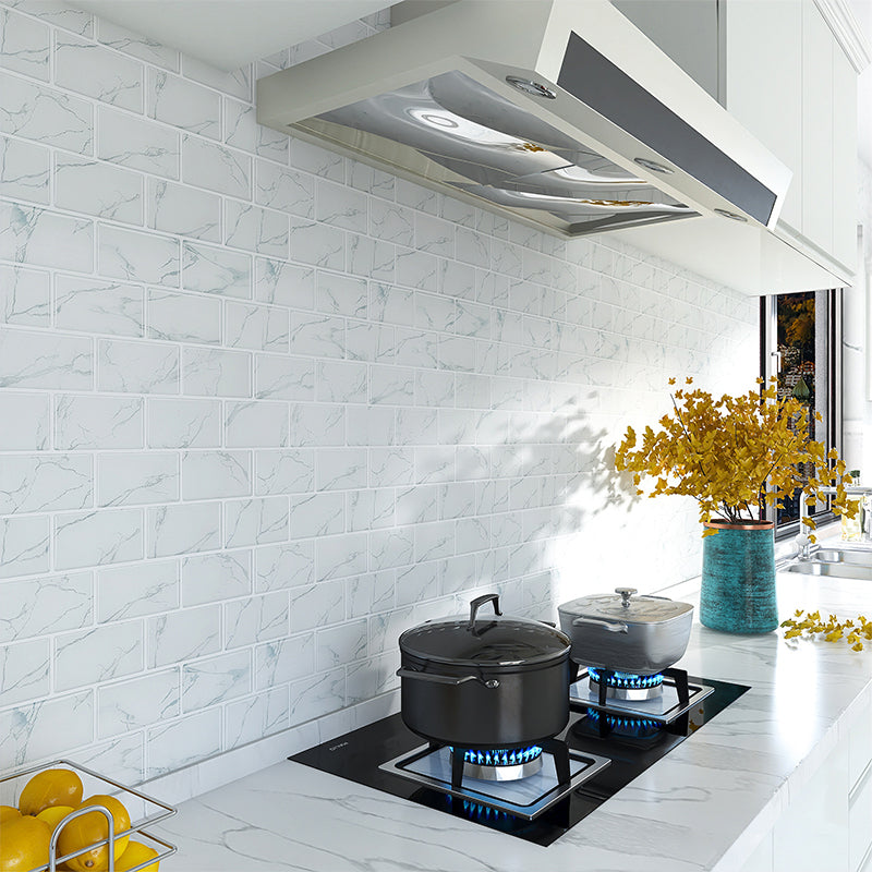 Water Resistant Tile Square Peel & Stick Tile for Kitchen Backsplash Clearhalo 'Flooring 'Home Improvement' 'home_improvement' 'home_improvement_peel_stick_blacksplash' 'Peel & Stick Backsplash Tile' 'peel_stick_blacksplash' 'Walls & Ceilings' Walls and Ceiling' 7064576