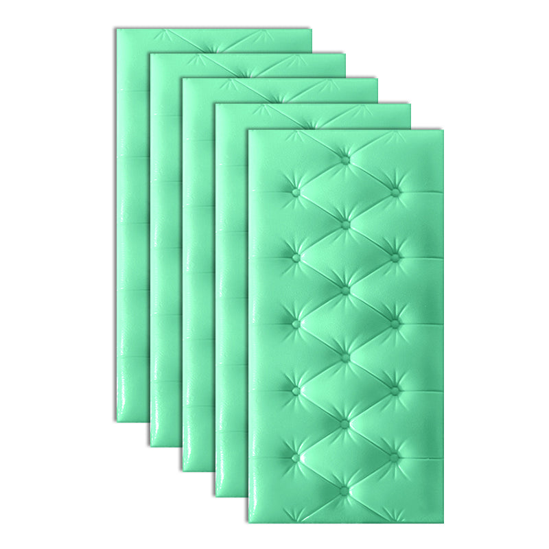 Wall Covering Paneling Smooth Wall Interior Upholstered Plank Light Green Clearhalo 'Flooring 'Home Improvement' 'home_improvement' 'home_improvement_wall_paneling' 'Wall Paneling' 'wall_paneling' 'Walls & Ceilings' Walls and Ceiling' 7064839