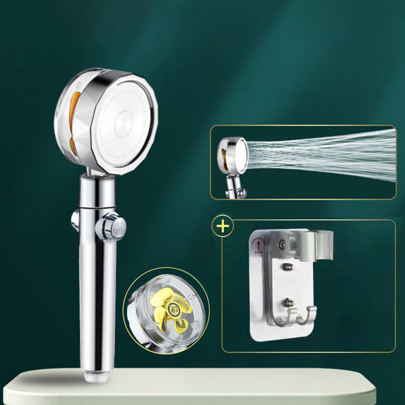 Round Shower Head Adjustable Water Flow Handheld Shower Head with Water Filtration Pressurized Shower Head Shower Head with Wall Pedestal Clearhalo 'Bathroom Remodel & Bathroom Fixtures' 'Home Improvement' 'home_improvement' 'home_improvement_shower_heads' 'Shower Heads' 'shower_heads' 'Showers & Bathtubs Plumbing' 'Showers & Bathtubs' 7065194