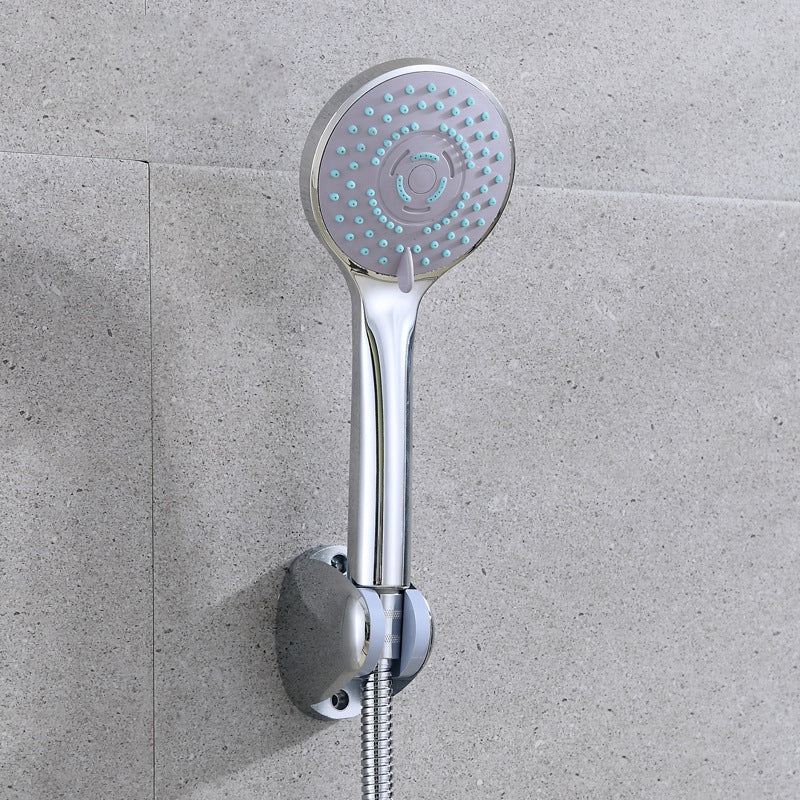 Metal Chrome Hand Shower Modern Rain Fall Handheld Shower Head Clearhalo 'Bathroom Remodel & Bathroom Fixtures' 'Home Improvement' 'home_improvement' 'home_improvement_shower_heads' 'Shower Heads' 'shower_heads' 'Showers & Bathtubs Plumbing' 'Showers & Bathtubs' 7065263