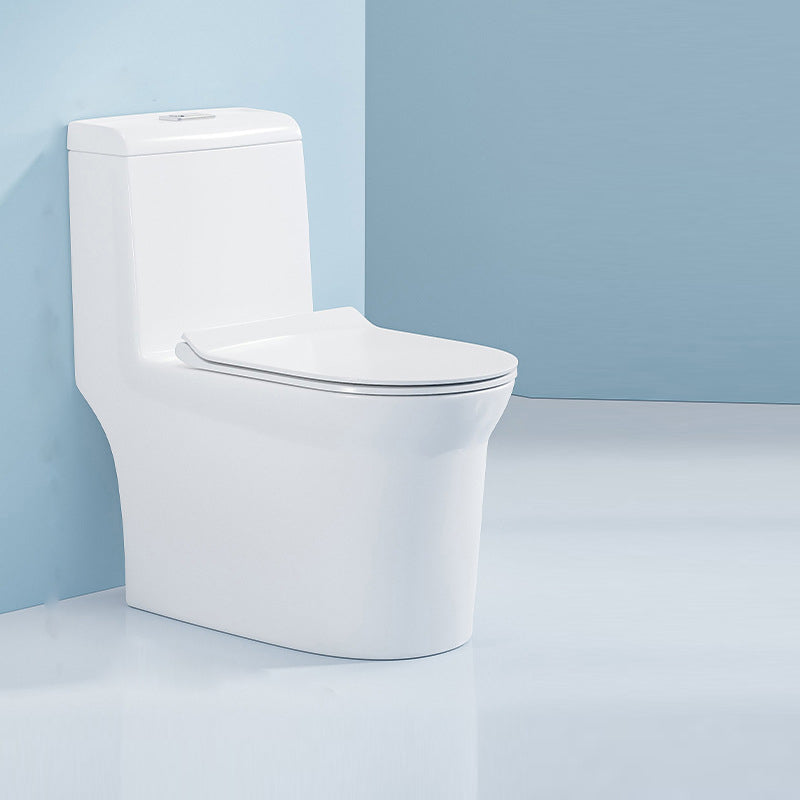 Modern White Ceramic Flush Toilet Floor Mounted Urine Toilet for Washroom 15"L x 28"W x 30"H Clearhalo 'Bathroom Remodel & Bathroom Fixtures' 'Home Improvement' 'home_improvement' 'home_improvement_toilets' 'Toilets & Bidets' 'Toilets' 7069654