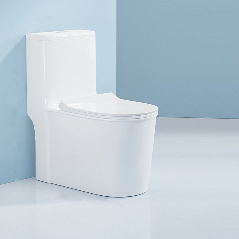 Modern White Ceramic Flush Toilet Floor Mounted Urine Toilet for Washroom 15"L x 27"W x 30"H Clearhalo 'Bathroom Remodel & Bathroom Fixtures' 'Home Improvement' 'home_improvement' 'home_improvement_toilets' 'Toilets & Bidets' 'Toilets' 7069656