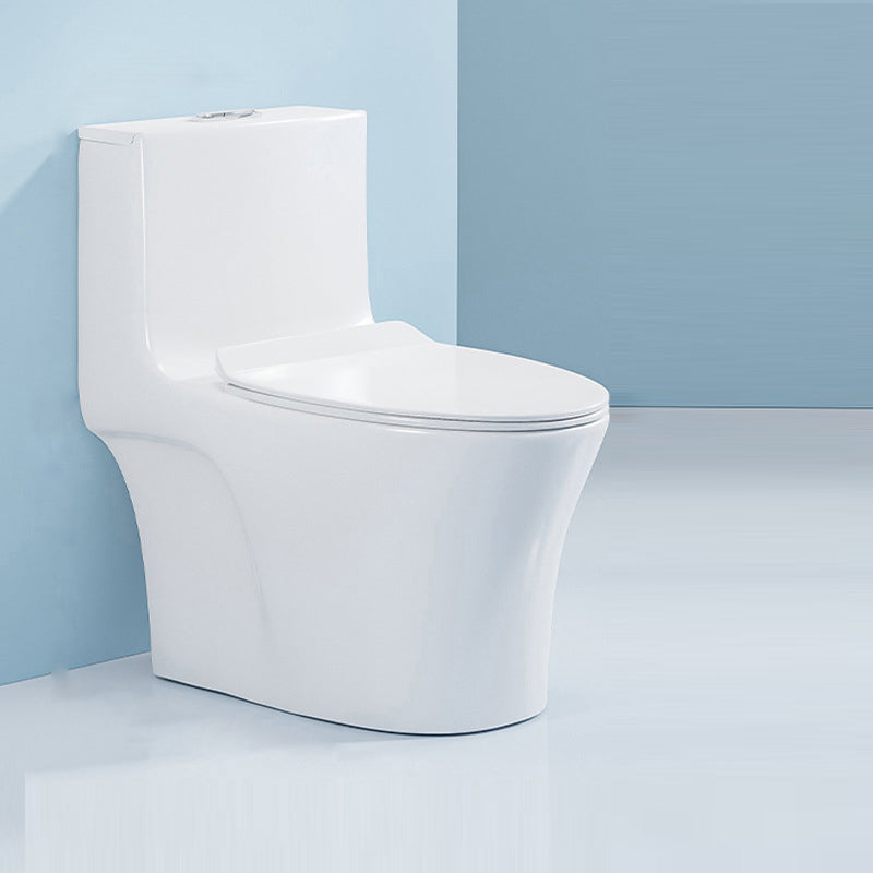 Modern White Ceramic Flush Toilet Floor Mounted Urine Toilet for Washroom 15"L x 28"W x 28"H Clearhalo 'Bathroom Remodel & Bathroom Fixtures' 'Home Improvement' 'home_improvement' 'home_improvement_toilets' 'Toilets & Bidets' 'Toilets' 7069658