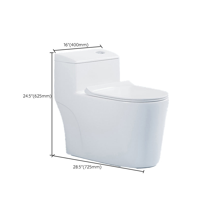 Modern White Ceramic Flush Toilet Floor Mounted Urine Toilet for Washroom Clearhalo 'Bathroom Remodel & Bathroom Fixtures' 'Home Improvement' 'home_improvement' 'home_improvement_toilets' 'Toilets & Bidets' 'Toilets' 7069665