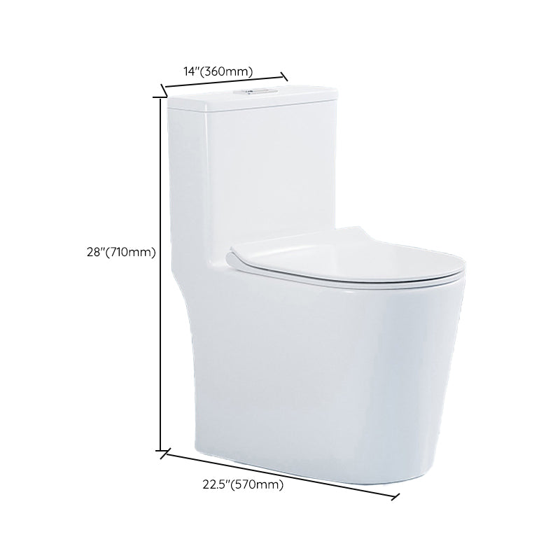 Modern White Ceramic Flush Toilet Floor Mounted Urine Toilet for Washroom Clearhalo 'Bathroom Remodel & Bathroom Fixtures' 'Home Improvement' 'home_improvement' 'home_improvement_toilets' 'Toilets & Bidets' 'Toilets' 7069669