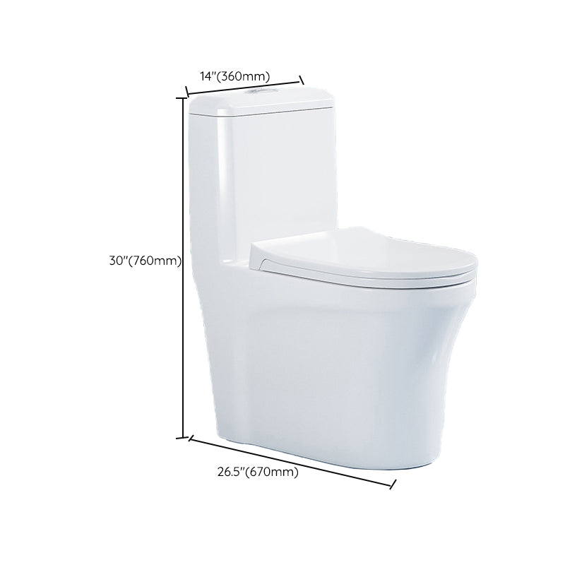 Modern White Ceramic Flush Toilet Floor Mounted Urine Toilet for Washroom Clearhalo 'Bathroom Remodel & Bathroom Fixtures' 'Home Improvement' 'home_improvement' 'home_improvement_toilets' 'Toilets & Bidets' 'Toilets' 7069671