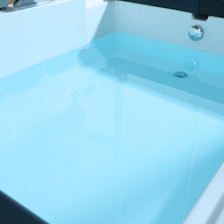 Modern Drop in Bath Acrylic Soaking White Rectangular Bathtub Clearhalo 'Bathroom Remodel & Bathroom Fixtures' 'Bathtubs' 'Home Improvement' 'home_improvement' 'home_improvement_bathtubs' 'Showers & Bathtubs' 7069765