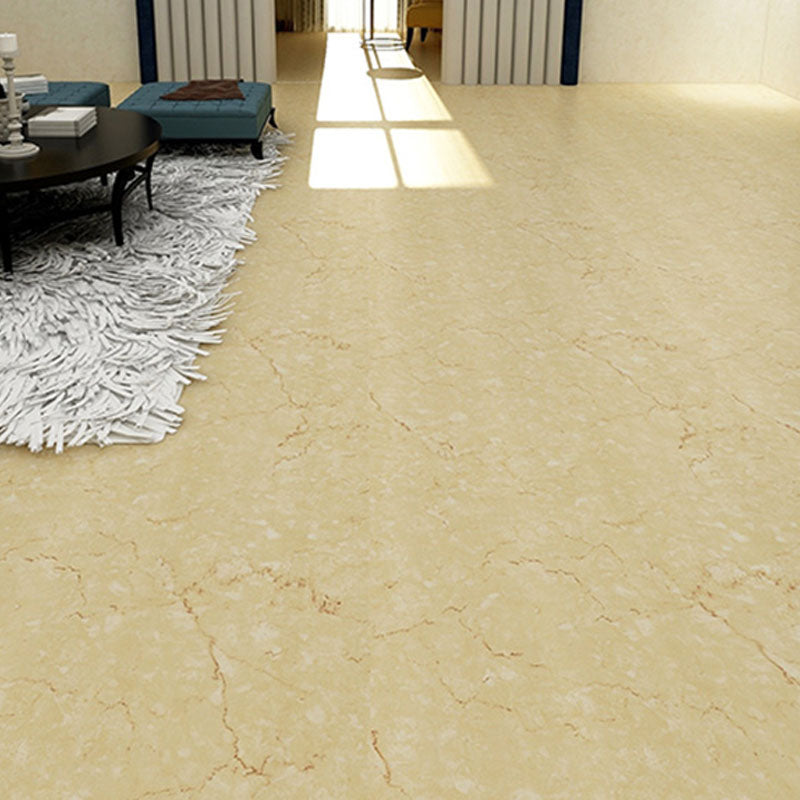 Indoor Flooring Vinyl Marble Print Peel and Stick Flooring Vinyl Beige Clearhalo 'Flooring 'Home Improvement' 'home_improvement' 'home_improvement_vinyl_flooring' 'Vinyl Flooring' 'vinyl_flooring' Walls and Ceiling' 7078110