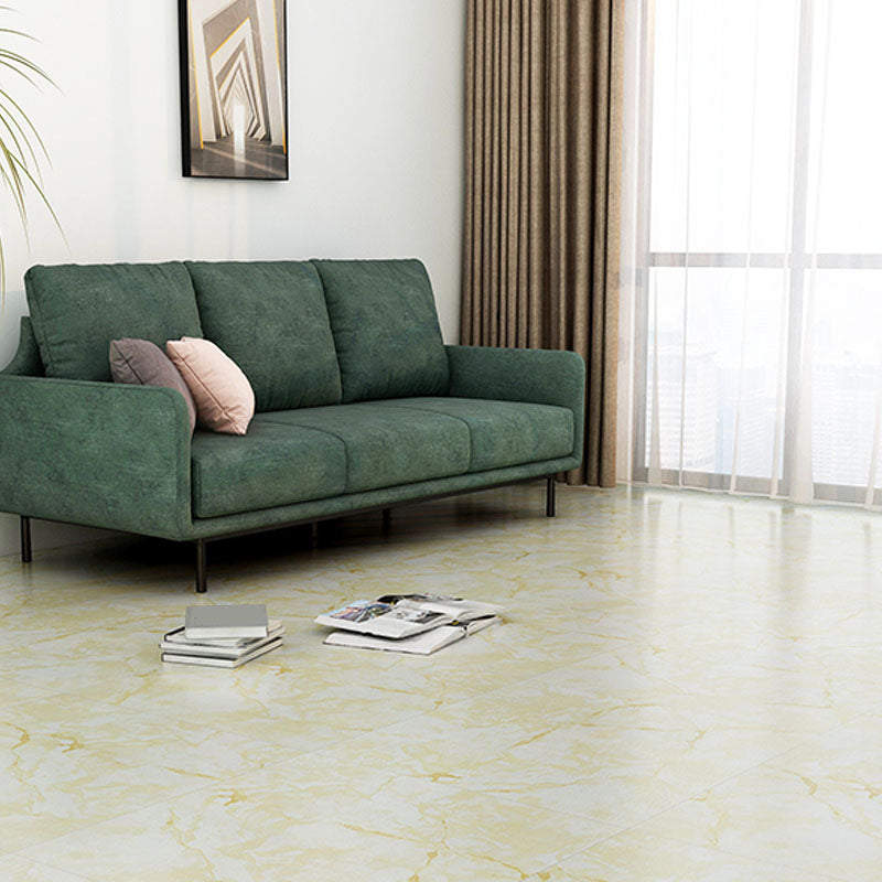 Indoor Flooring Vinyl Peel and Stick Marble Print Square Flooring Vinyl Beige Clearhalo 'Flooring 'Home Improvement' 'home_improvement' 'home_improvement_vinyl_flooring' 'Vinyl Flooring' 'vinyl_flooring' Walls and Ceiling' 7078148