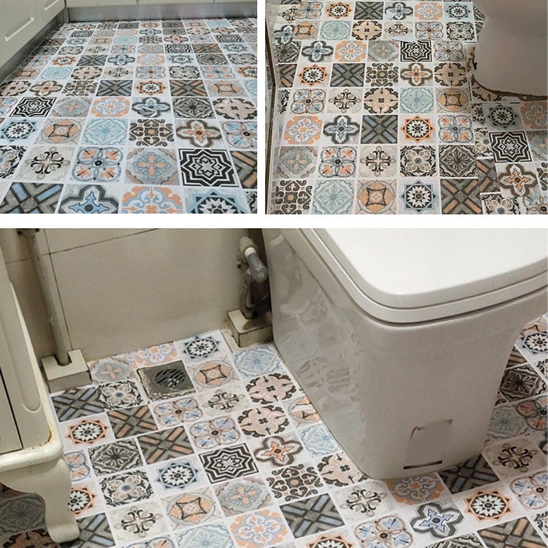 Modern Peel and Stick Tiles Plastic Single Tile Peel & Stick Mosaic Tile Clearhalo 'Flooring 'Home Improvement' 'home_improvement' 'home_improvement_vinyl_flooring' 'Vinyl Flooring' 'vinyl_flooring' Walls and Ceiling' 7078219