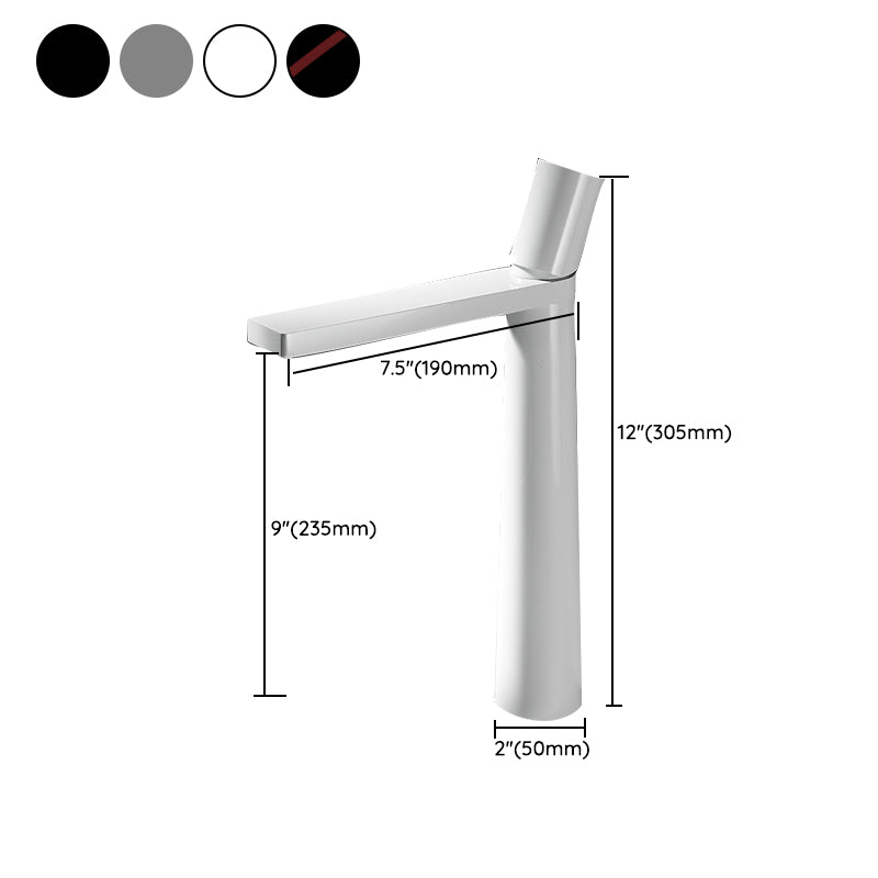 Modern Solid Faucet Brass Bathroom Designer Washroom Faucet Clearhalo 'Bathroom Remodel & Bathroom Fixtures' 'Bathroom Sink Faucets' 'Bathroom Sinks & Faucet Components' 'bathroom_sink_faucets' 'Home Improvement' 'home_improvement' 'home_improvement_bathroom_sink_faucets' 7078510