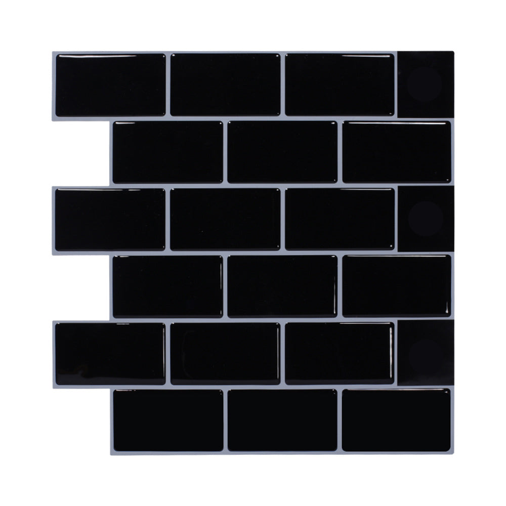 Modern Tile-Peel & Stick PVC Rectangular Subway Tile Peel and Stick Wall Tile Clearhalo 'Flooring 'Home Improvement' 'home_improvement' 'home_improvement_peel_stick_blacksplash' 'Peel & Stick Backsplash Tile' 'peel_stick_blacksplash' 'Walls & Ceilings' Walls and Ceiling' 7080254