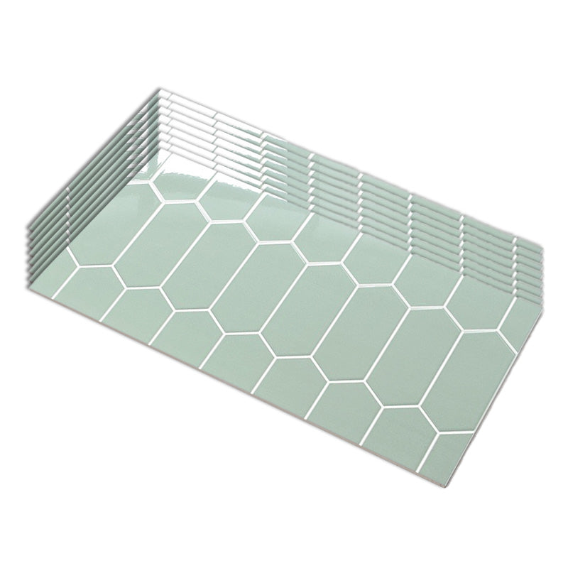 Modern Style Floor Tile Rectangle Straight Edge Floor Tile for Bathroom Light Green 12"L x 24"W Clearhalo 'Floor Tiles & Wall Tiles' 'floor_tiles_wall_tiles' 'Flooring 'Home Improvement' 'home_improvement' 'home_improvement_floor_tiles_wall_tiles' Walls and Ceiling' 7080358