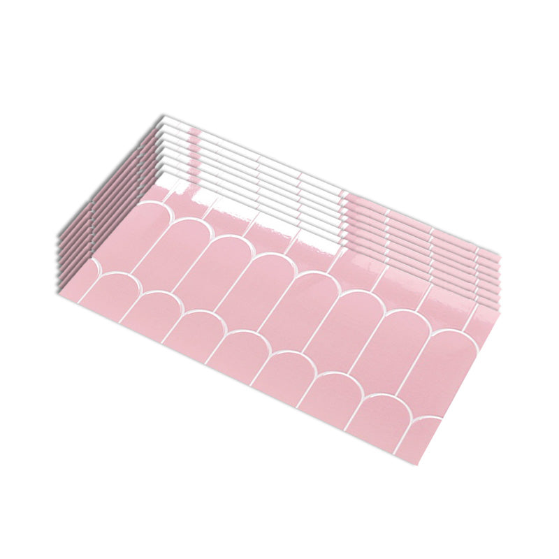 Modern Style Floor Tile Rectangle Straight Edge Floor Tile for Bathroom Pink 12"L x 24"W Clearhalo 'Floor Tiles & Wall Tiles' 'floor_tiles_wall_tiles' 'Flooring 'Home Improvement' 'home_improvement' 'home_improvement_floor_tiles_wall_tiles' Walls and Ceiling' 7080359