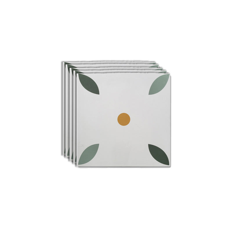 Modern Style Floor Tile Rectangle Straight Edge Floor Tile for Bathroom Light Green/ White 12"L x 12"W Clearhalo 'Floor Tiles & Wall Tiles' 'floor_tiles_wall_tiles' 'Flooring 'Home Improvement' 'home_improvement' 'home_improvement_floor_tiles_wall_tiles' Walls and Ceiling' 7080364