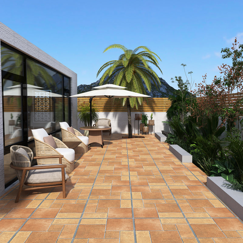 Modern Outdoor Floor Tile Straight Edge Vintage Square Floor Tile Clearhalo 'Floor Tiles & Wall Tiles' 'floor_tiles_wall_tiles' 'Flooring 'Home Improvement' 'home_improvement' 'home_improvement_floor_tiles_wall_tiles' Walls and Ceiling' 7080397