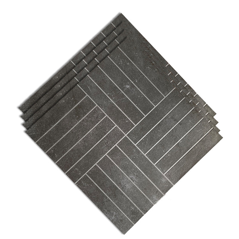 Modern Style Outdoor Floor Tile Square Straight Edge Vintage Floor Tile Black Clearhalo 'Floor Tiles & Wall Tiles' 'floor_tiles_wall_tiles' 'Flooring 'Home Improvement' 'home_improvement' 'home_improvement_floor_tiles_wall_tiles' Walls and Ceiling' 7080408