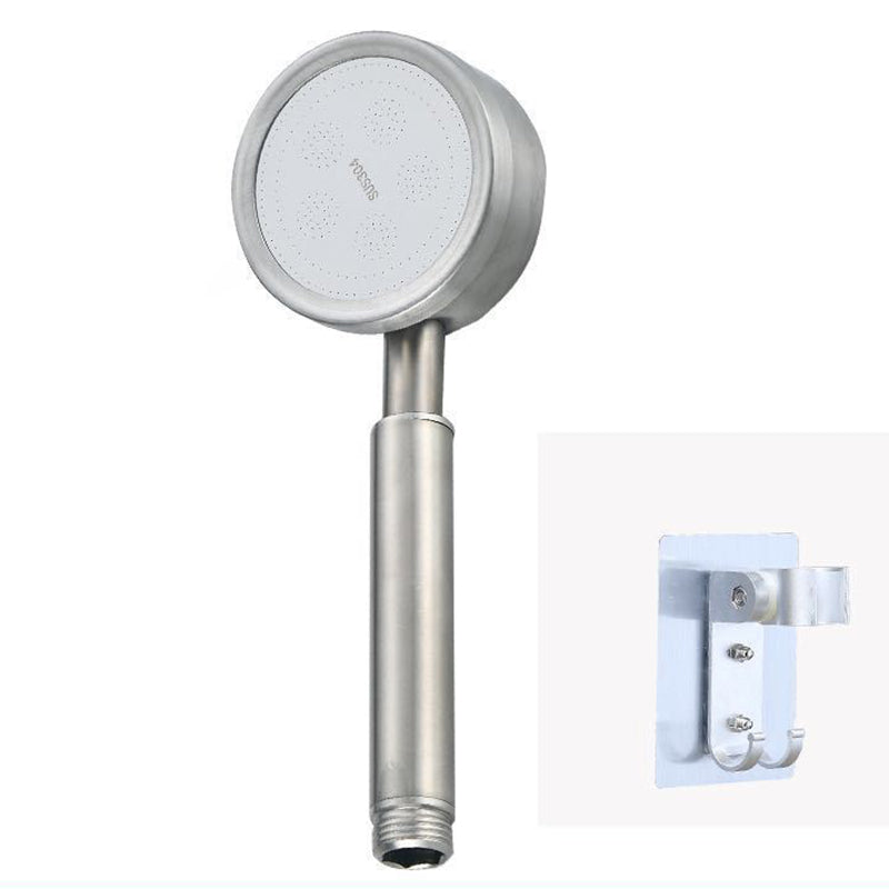 Modern Hand Shower Stainless Steel Handheld Shower Head Wall-Mount Shower Combo Shower Head with Wall Pedestal Clearhalo 'Bathroom Remodel & Bathroom Fixtures' 'Home Improvement' 'home_improvement' 'home_improvement_shower_heads' 'Shower Heads' 'shower_heads' 'Showers & Bathtubs Plumbing' 'Showers & Bathtubs' 7080459