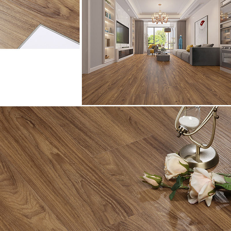 Rectangular Laminate Flooring Wooden Slip Resistant Waterproof Indoor Laminate Floor Walnut Clearhalo 'Flooring 'Home Improvement' 'home_improvement' 'home_improvement_laminate_flooring' 'Laminate Flooring' 'laminate_flooring' Walls and Ceiling' 7080862