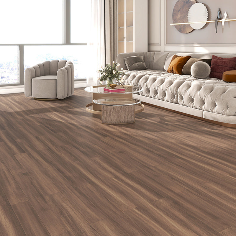 Brown Wood Hardwood Deck Tiles Modern Smooth Click lock Flooring Tiles Clearhalo 'Flooring 'Hardwood Flooring' 'hardwood_flooring' 'Home Improvement' 'home_improvement' 'home_improvement_hardwood_flooring' Walls and Ceiling' 7081545