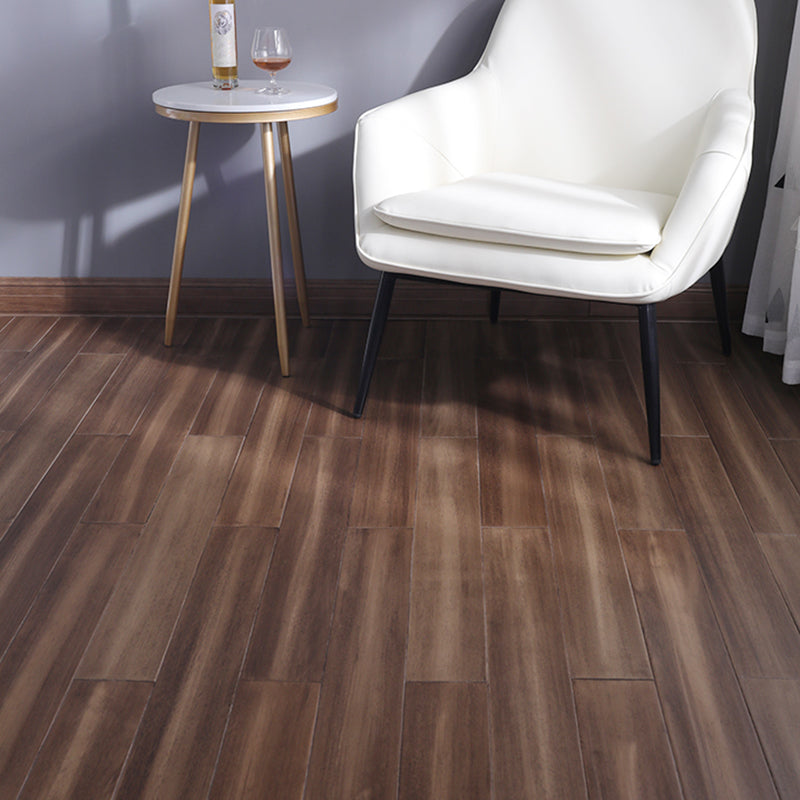 Brown Wood Hardwood Deck Tiles Modern Smooth Click lock Flooring Tiles Clearhalo 'Flooring 'Hardwood Flooring' 'hardwood_flooring' 'Home Improvement' 'home_improvement' 'home_improvement_hardwood_flooring' Walls and Ceiling' 7081547