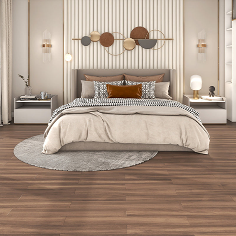 Brown Wood Hardwood Deck Tiles Modern Smooth Click lock Flooring Tiles Clearhalo 'Flooring 'Hardwood Flooring' 'hardwood_flooring' 'Home Improvement' 'home_improvement' 'home_improvement_hardwood_flooring' Walls and Ceiling' 7081552