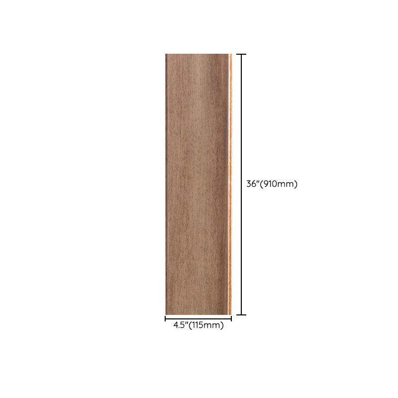 Brown Wood Hardwood Deck Tiles Modern Smooth Click lock Flooring Tiles Clearhalo 'Flooring 'Hardwood Flooring' 'hardwood_flooring' 'Home Improvement' 'home_improvement' 'home_improvement_hardwood_flooring' Walls and Ceiling' 7081553