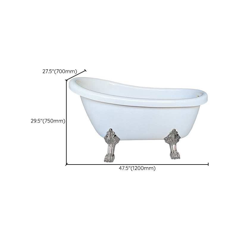 Freestanding Soaking Bath Antique Finish Modern Oval Bath Tub Clearhalo 'Bathroom Remodel & Bathroom Fixtures' 'Bathtubs' 'Home Improvement' 'home_improvement' 'home_improvement_bathtubs' 'Showers & Bathtubs' 7088933