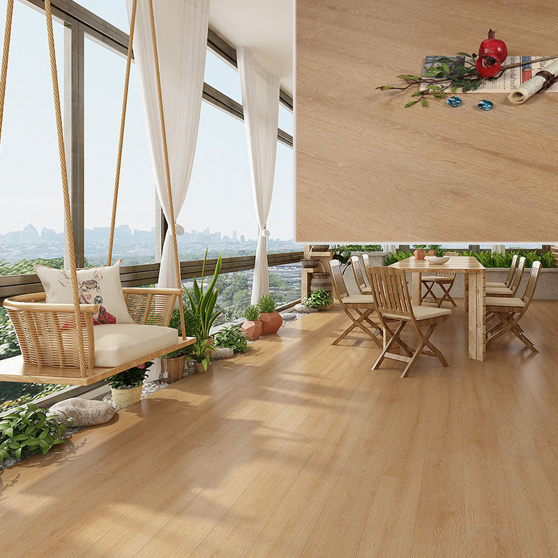 Laminate Pine Wood Click Lock Rectangular Textured Scratch Resistant Indoor Laminate Floor Rice Apricot Clearhalo 'Flooring 'Home Improvement' 'home_improvement' 'home_improvement_laminate_flooring' 'Laminate Flooring' 'laminate_flooring' Walls and Ceiling' 7097510