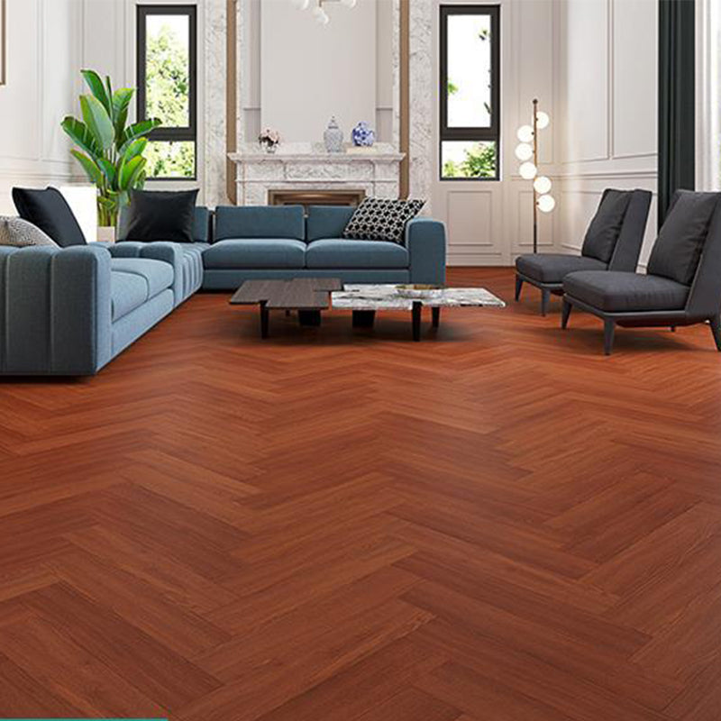 Contemporary Laminate Plank Flooring Click-Lock Laminate Floor with Waterproof Rosewood Clearhalo 'Flooring 'Home Improvement' 'home_improvement' 'home_improvement_laminate_flooring' 'Laminate Flooring' 'laminate_flooring' Walls and Ceiling' 7097818