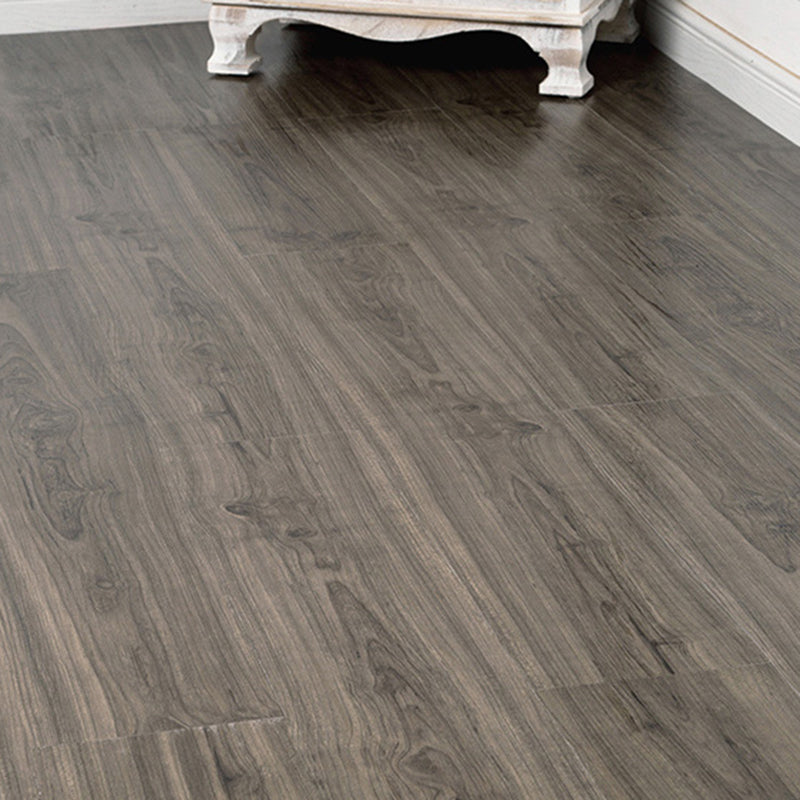 Smooth PVC Flooring Peel and Stick Wood Look Rectangle Vinyl Flooring Dark Gray-Black Clearhalo 'Flooring 'Home Improvement' 'home_improvement' 'home_improvement_vinyl_flooring' 'Vinyl Flooring' 'vinyl_flooring' Walls and Ceiling' 7098160