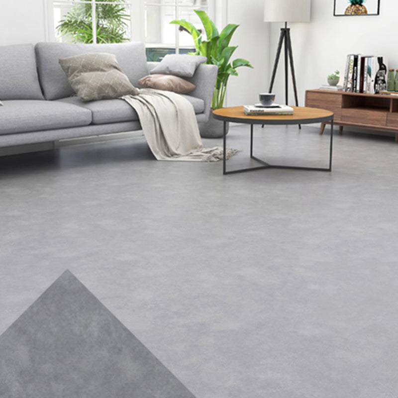 Peel and Stick PVC Flooring Low Gloss Imitation Marble Waterproof Square Vinyl Flooring Dark Gray Clearhalo 'Flooring 'Home Improvement' 'home_improvement' 'home_improvement_vinyl_flooring' 'Vinyl Flooring' 'vinyl_flooring' Walls and Ceiling' 7098281