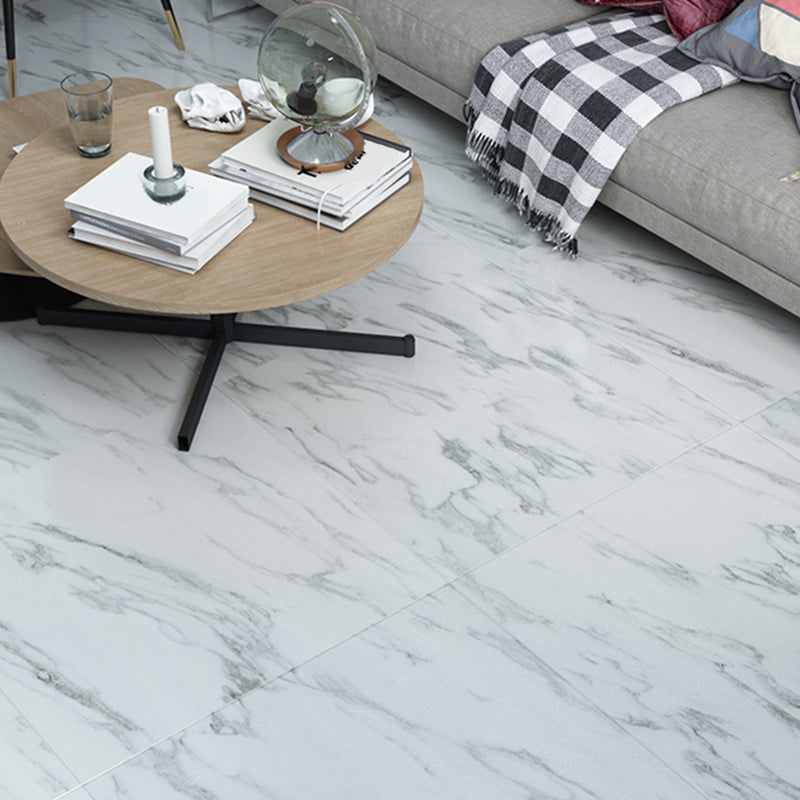 Peel and Stick PVC Flooring Low Gloss Imitation Marble Waterproof Vinyl Flooring White-Gray Clearhalo 'Flooring 'Home Improvement' 'home_improvement' 'home_improvement_vinyl_flooring' 'Vinyl Flooring' 'vinyl_flooring' Walls and Ceiling' 7098309