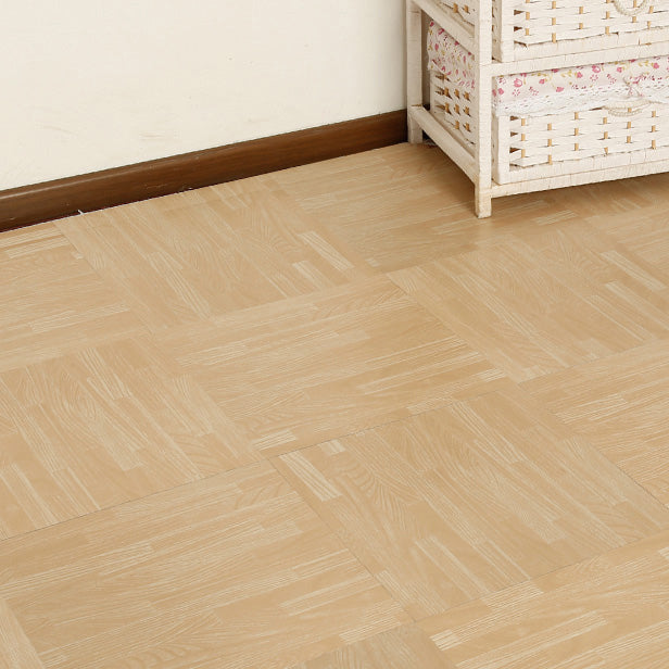 Smooth PVC Flooring Peel and Stick Waterproof Square Vinyl Flooring Light Brown Clearhalo 'Flooring 'Home Improvement' 'home_improvement' 'home_improvement_vinyl_flooring' 'Vinyl Flooring' 'vinyl_flooring' Walls and Ceiling' 7099476