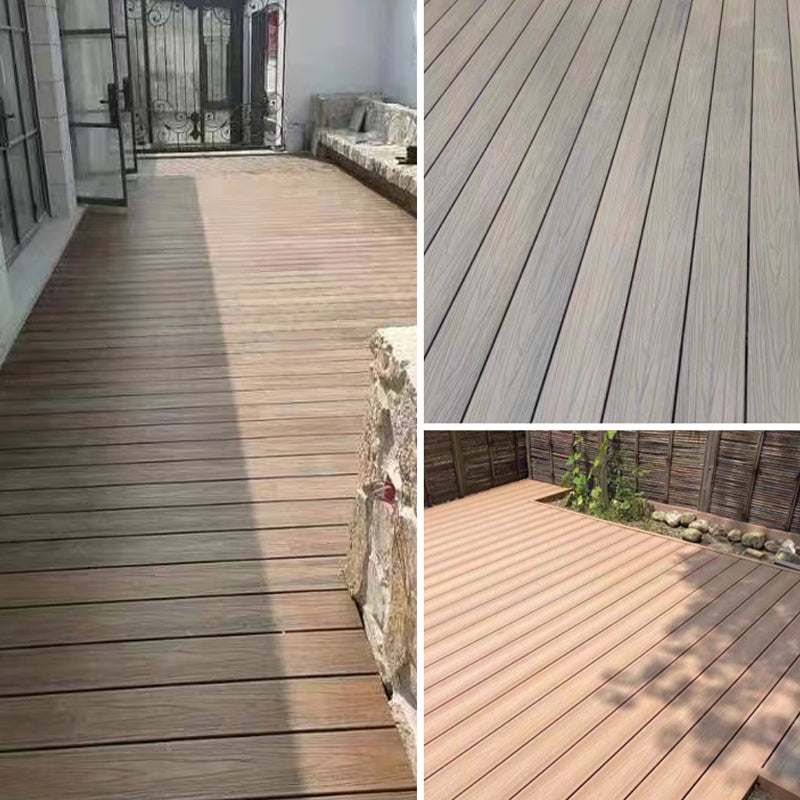 Outdoor Floor Tile Wooden Waterproof Stain Resistant Floor Tile Clearhalo 'Flooring 'Hardwood Flooring' 'hardwood_flooring' 'Home Improvement' 'home_improvement' 'home_improvement_hardwood_flooring' Walls and Ceiling' 7099505